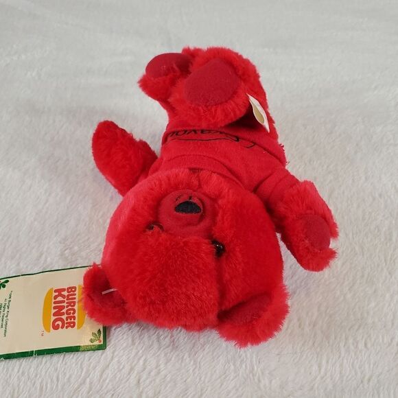 1986 Burger King Red Crayola Stuffed Bear - Picture 7 of 10